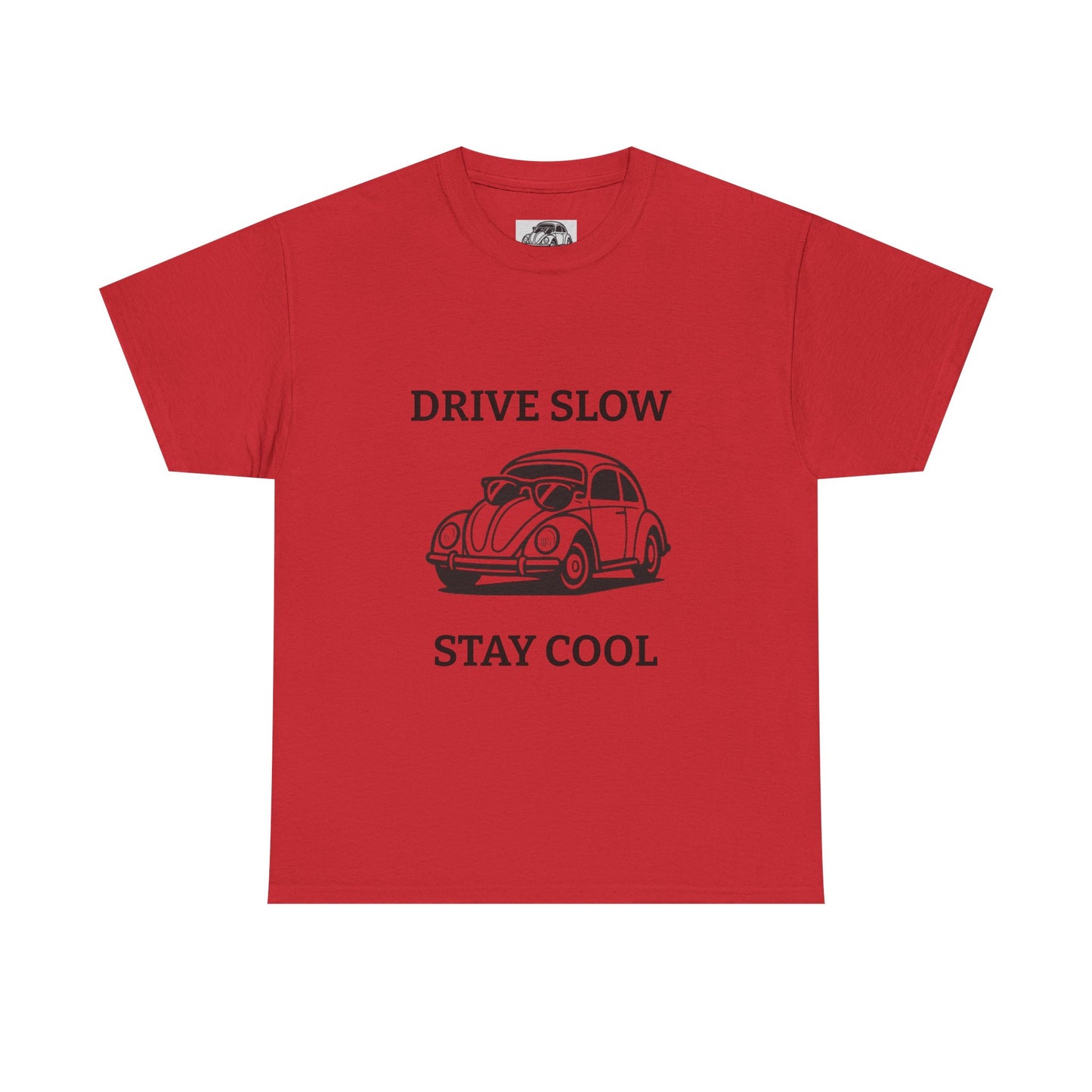 Vintage Car Tee, Drive Slow Stay Cool T-Shirt, Unisex Graphic Tee, Car Lover Gift, Casual Summer Shirt, Retro Style Apparel