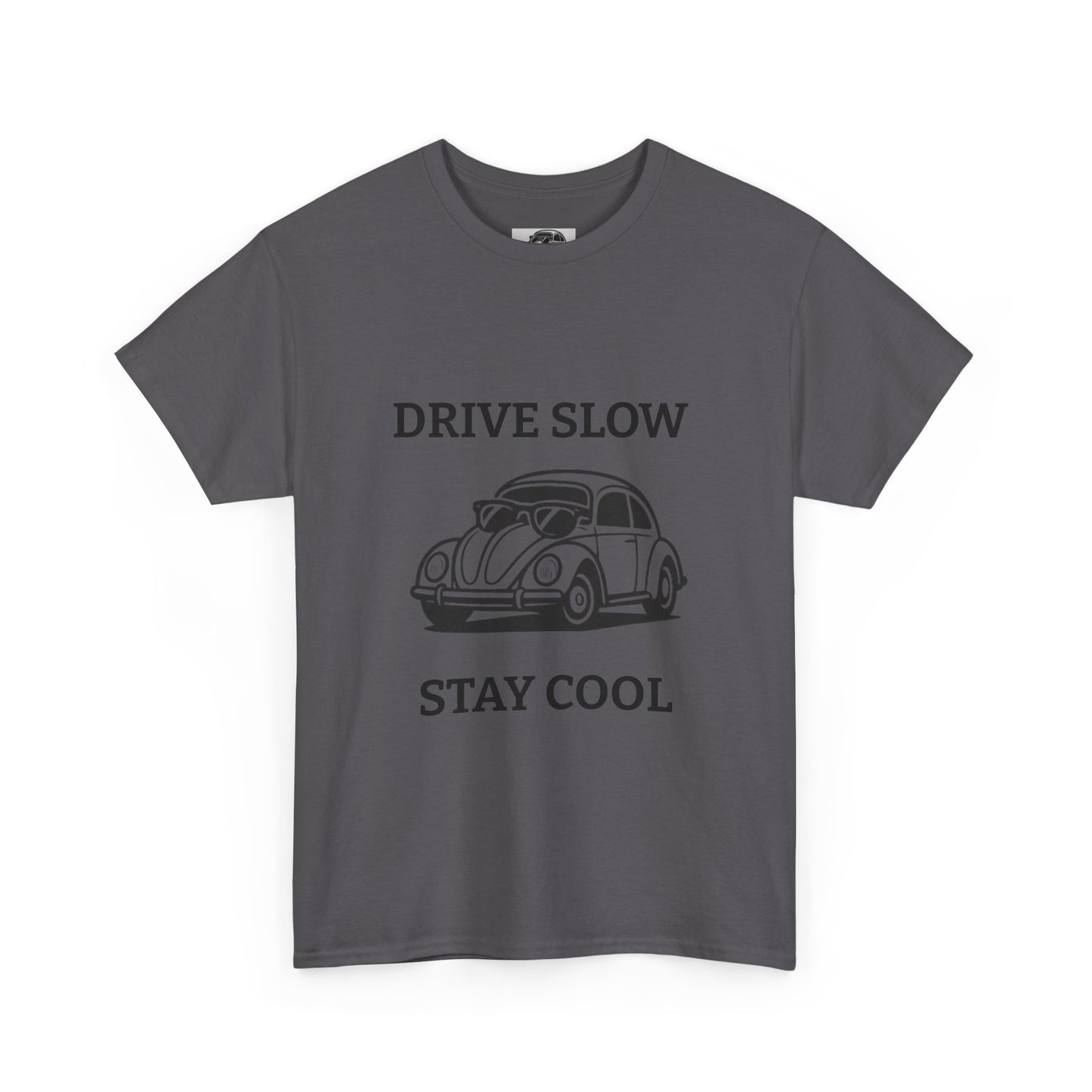 Vintage Car Tee, Drive Slow Stay Cool T-Shirt, Unisex Graphic Tee, Car Lover Gift, Casual Summer Shirt, Retro Style Apparel