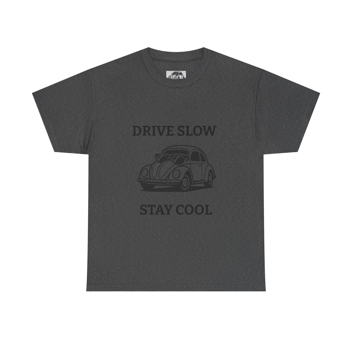Vintage Car Tee, Drive Slow Stay Cool T-Shirt, Unisex Graphic Tee, Car Lover Gift, Casual Summer Shirt, Retro Style Apparel