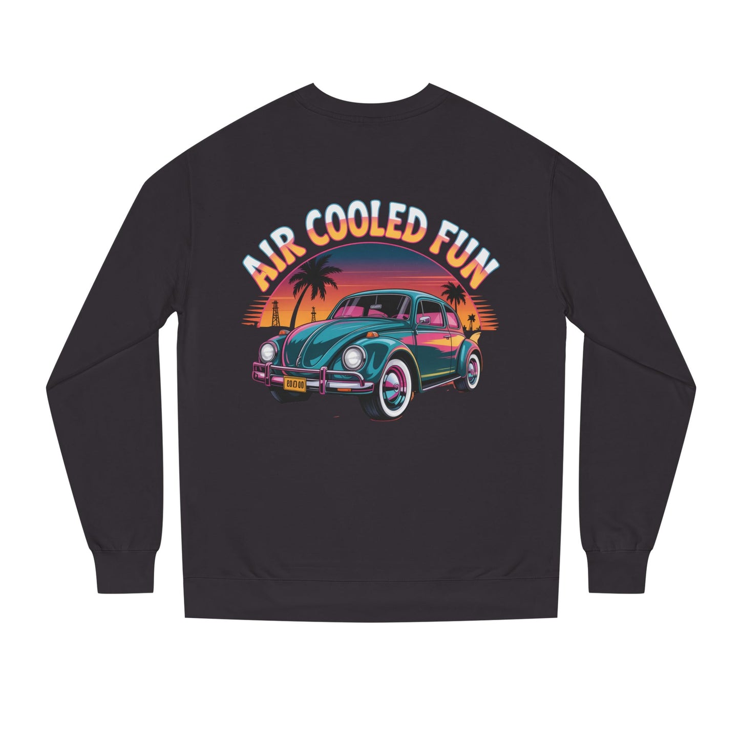 Retro Classic Cars Sun Crewneck Sweatshirt