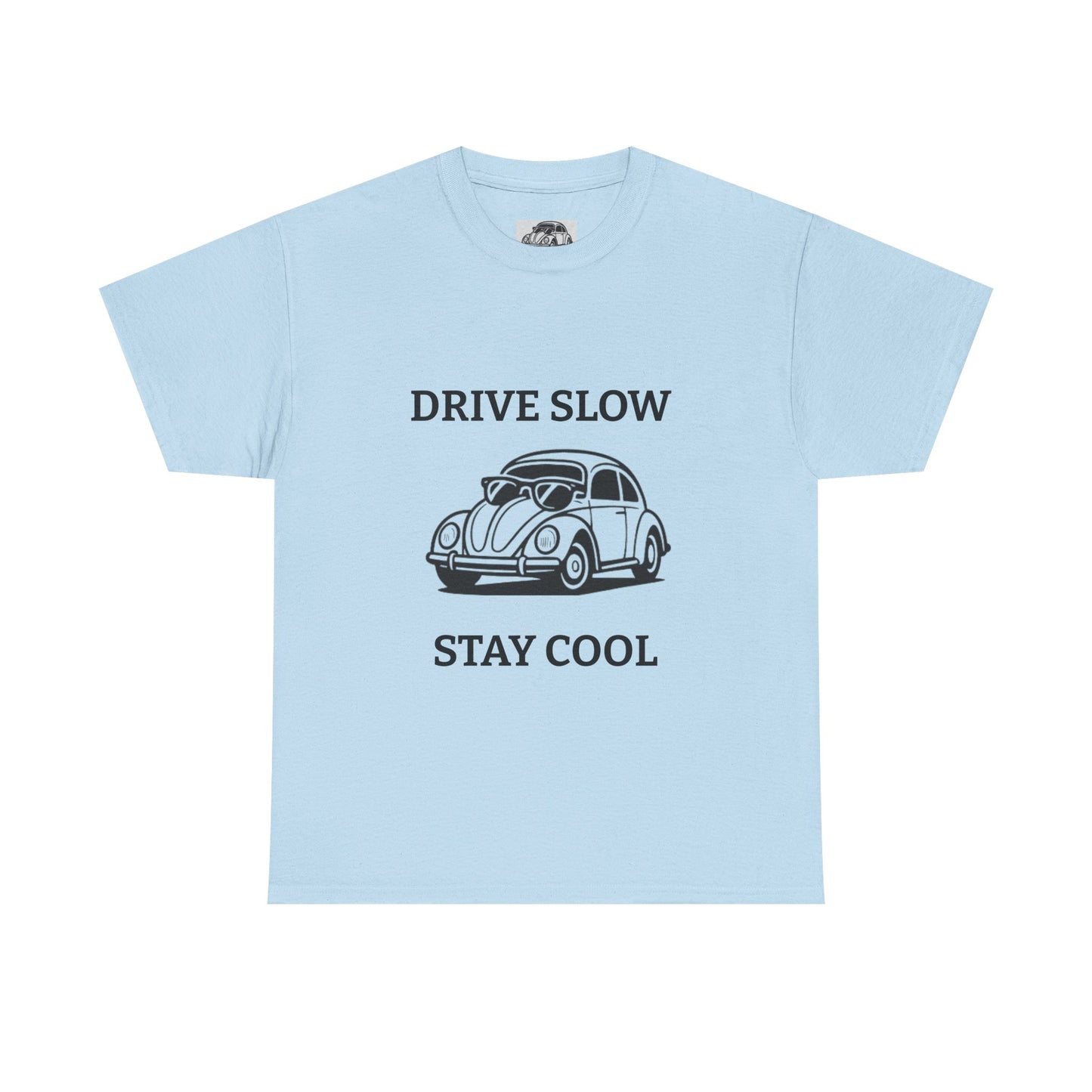 Vintage Car Tee, Drive Slow Stay Cool T-Shirt, Unisex Graphic Tee, Car Lover Gift, Casual Summer Shirt, Retro Style Apparel