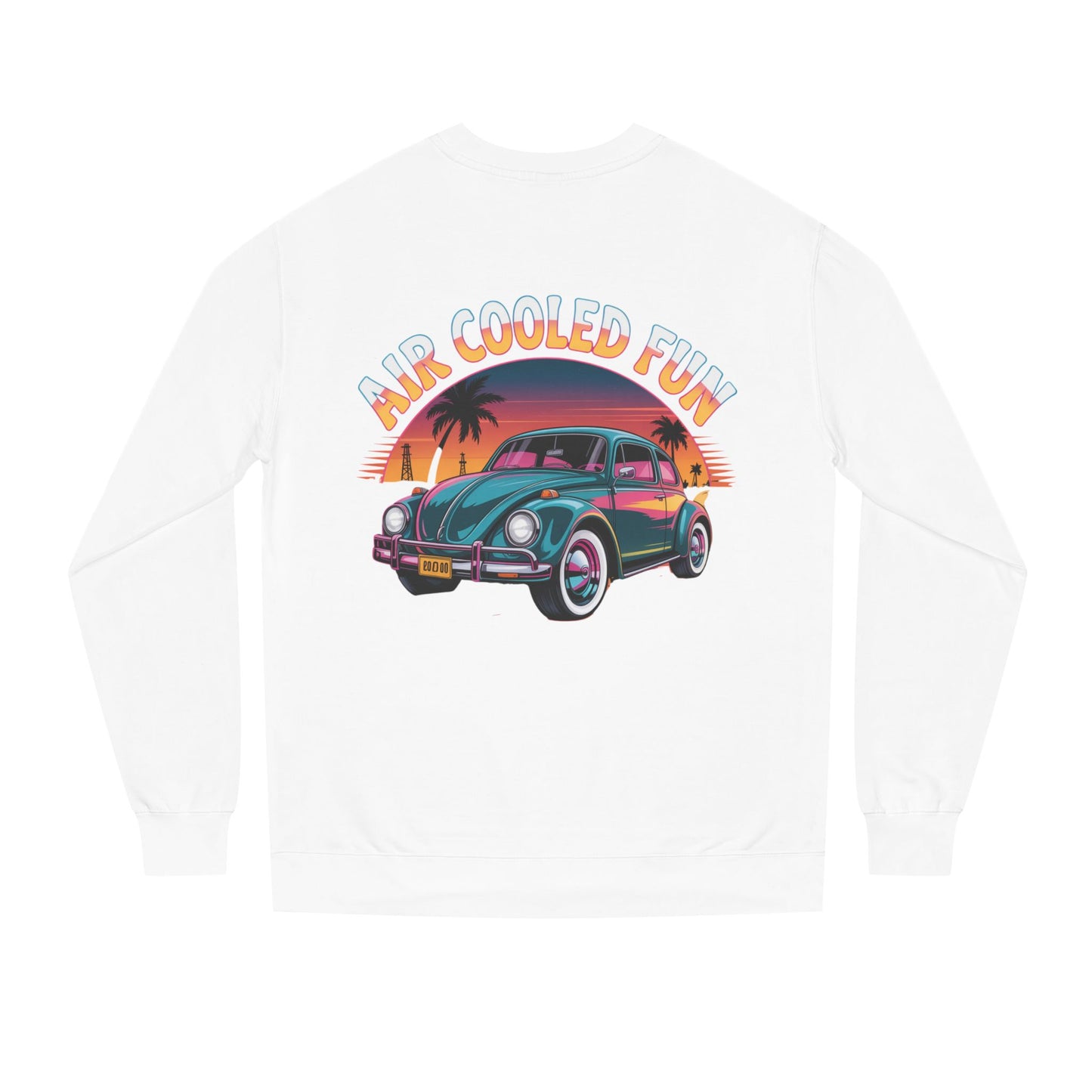 Retro Classic Cars Sun Crewneck Sweatshirt