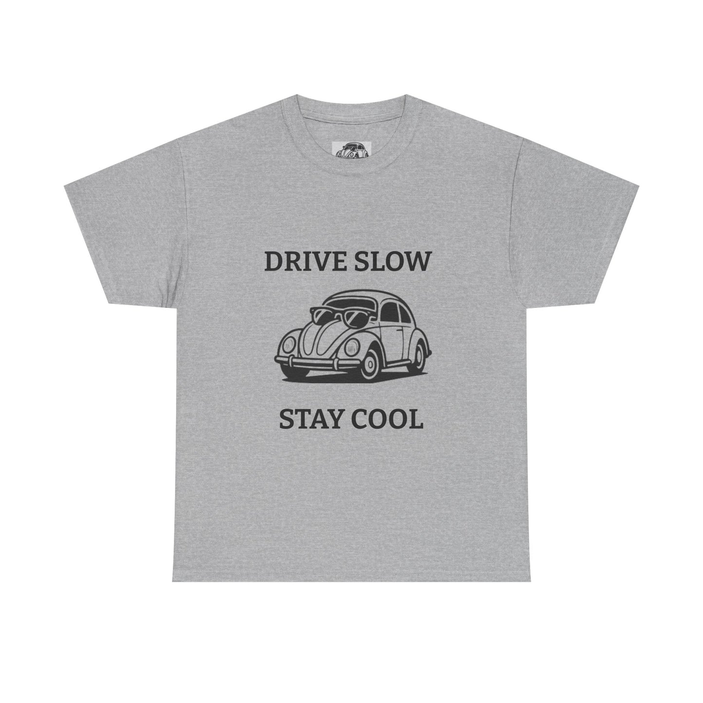 Vintage Car Tee, Drive Slow Stay Cool T-Shirt, Unisex Graphic Tee, Car Lover Gift, Casual Summer Shirt, Retro Style Apparel
