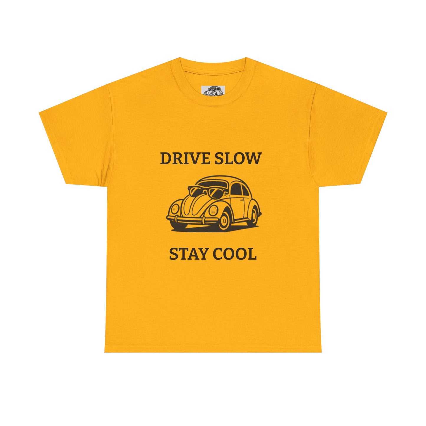 Vintage Car Tee, Drive Slow Stay Cool T-Shirt, Unisex Graphic Tee, Car Lover Gift, Casual Summer Shirt, Retro Style Apparel