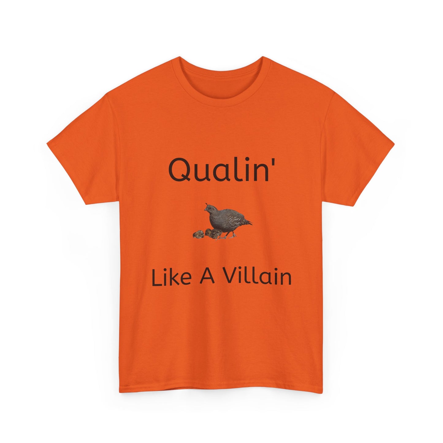 Qualin' Like A Villain Unisex Tee - Funny Quote T-Shirt, Gift for Bird Lovers, Casual Wear, Trendy Style, Birthday Present