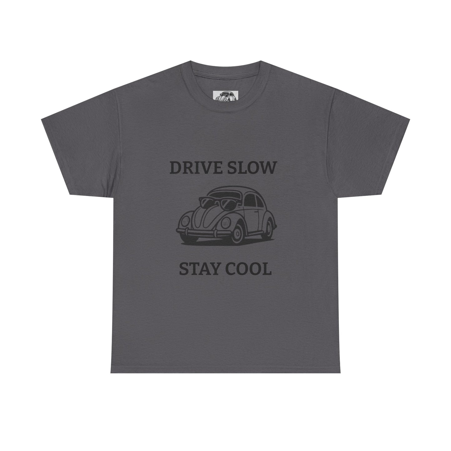 Vintage Car Tee, Drive Slow Stay Cool T-Shirt, Unisex Graphic Tee, Car Lover Gift, Casual Summer Shirt, Retro Style Apparel