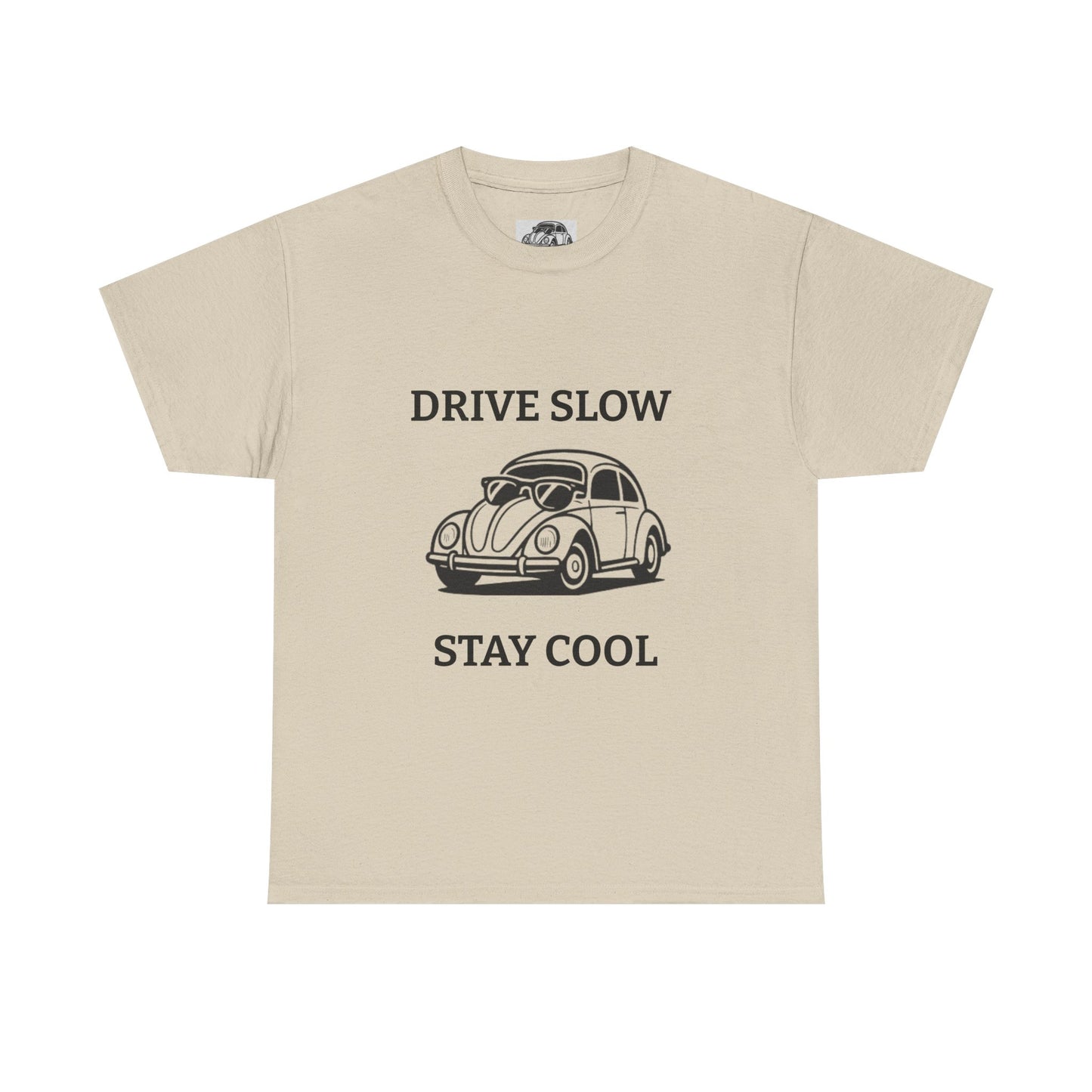 Vintage Car Tee, Drive Slow Stay Cool T-Shirt, Unisex Graphic Tee, Car Lover Gift, Casual Summer Shirt, Retro Style Apparel