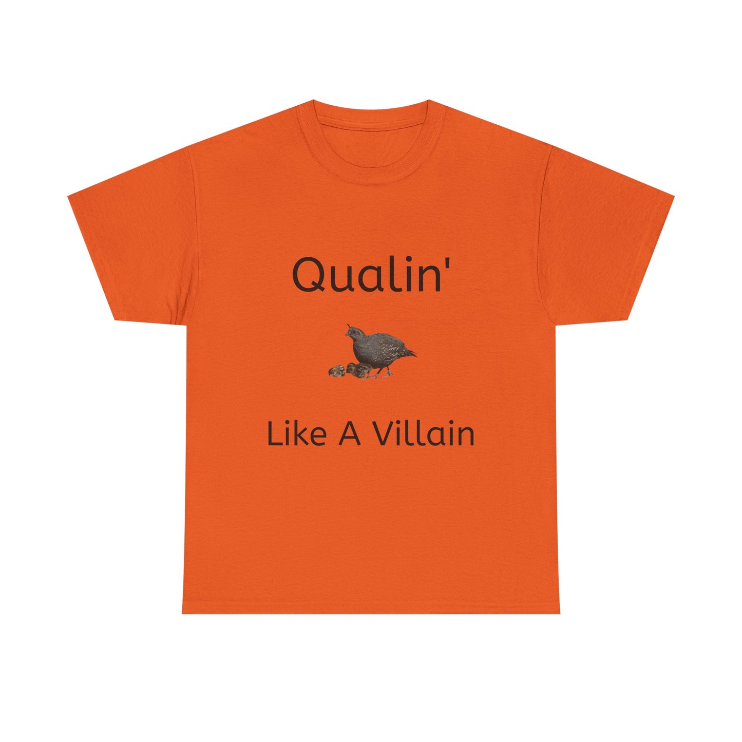 Qualin' Like A Villain Unisex Tee - Funny Quote T-Shirt, Gift for Bird Lovers, Casual Wear, Trendy Style, Birthday Present