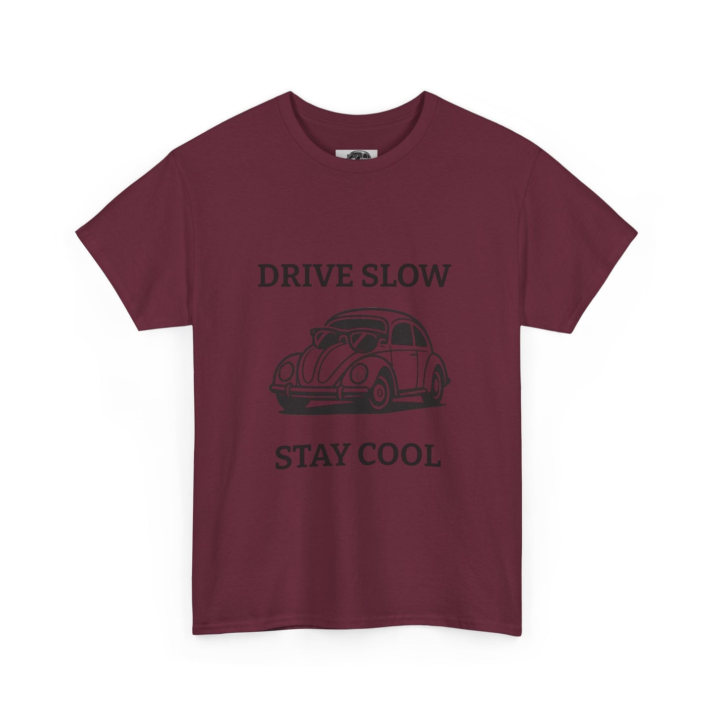 Vintage Car Tee, Drive Slow Stay Cool T-Shirt, Unisex Graphic Tee, Car Lover Gift, Casual Summer Shirt, Retro Style Apparel