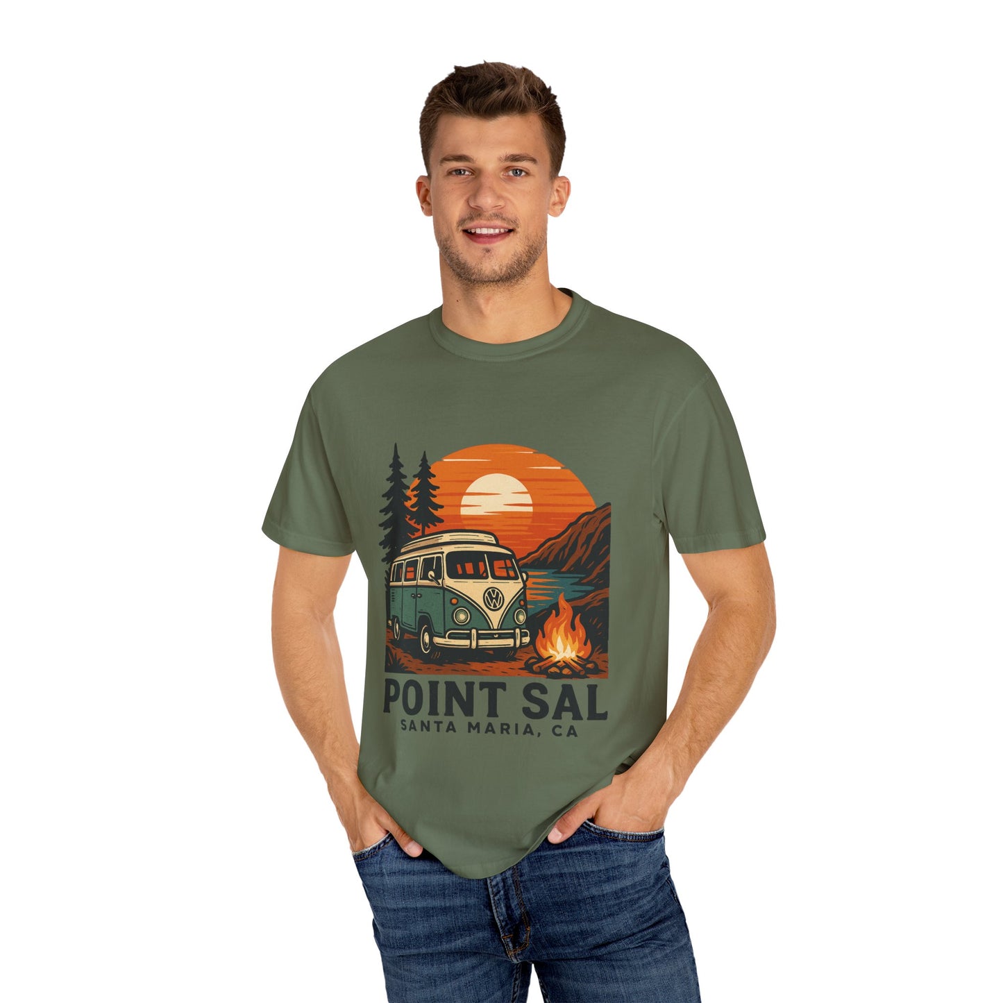 Point Sal Retro Camping T-Shirt