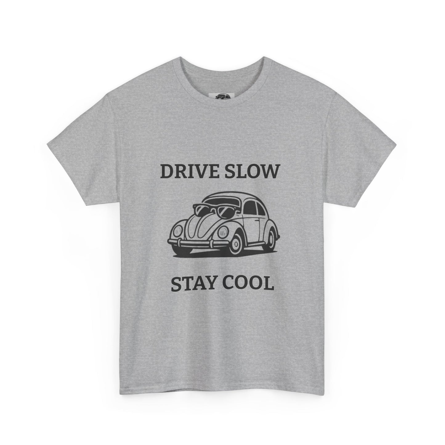 Vintage Car Tee, Drive Slow Stay Cool T-Shirt, Unisex Graphic Tee, Car Lover Gift, Casual Summer Shirt, Retro Style Apparel