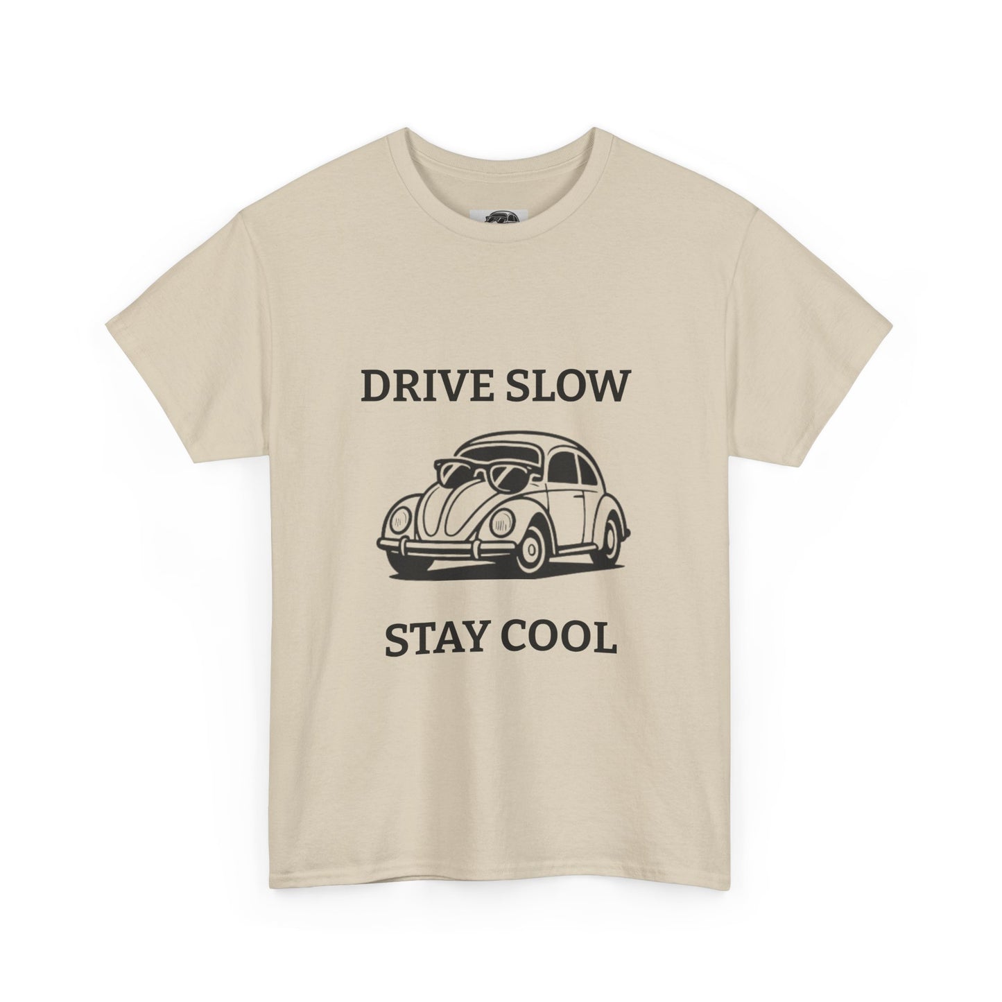 Vintage Car Tee, Drive Slow Stay Cool T-Shirt, Unisex Graphic Tee, Car Lover Gift, Casual Summer Shirt, Retro Style Apparel