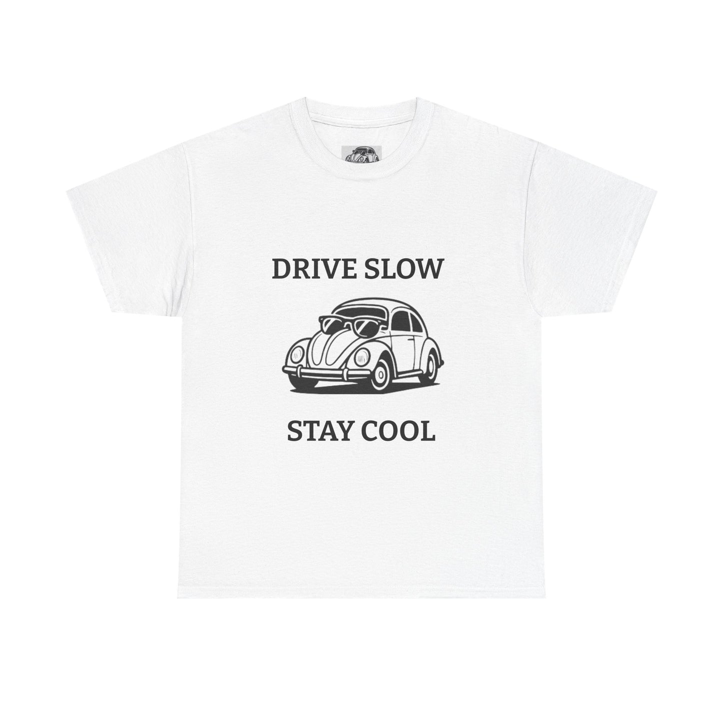 Vintage Car Tee, Drive Slow Stay Cool T-Shirt, Unisex Graphic Tee, Car Lover Gift, Casual Summer Shirt, Retro Style Apparel